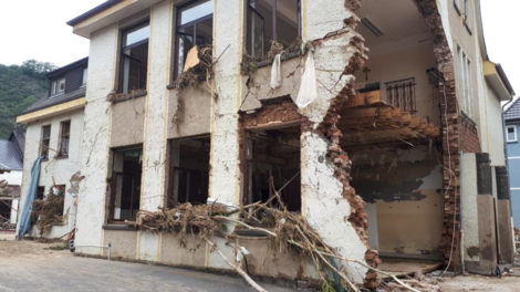 Mittlerweile abgerissen probenraum in Haus in Ahrweiler