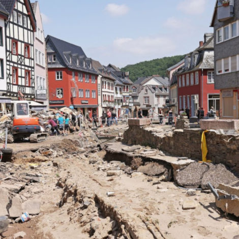 Stiftung NRW Bad Münstereifel-940 px Bad Münstereifel nach der Flut